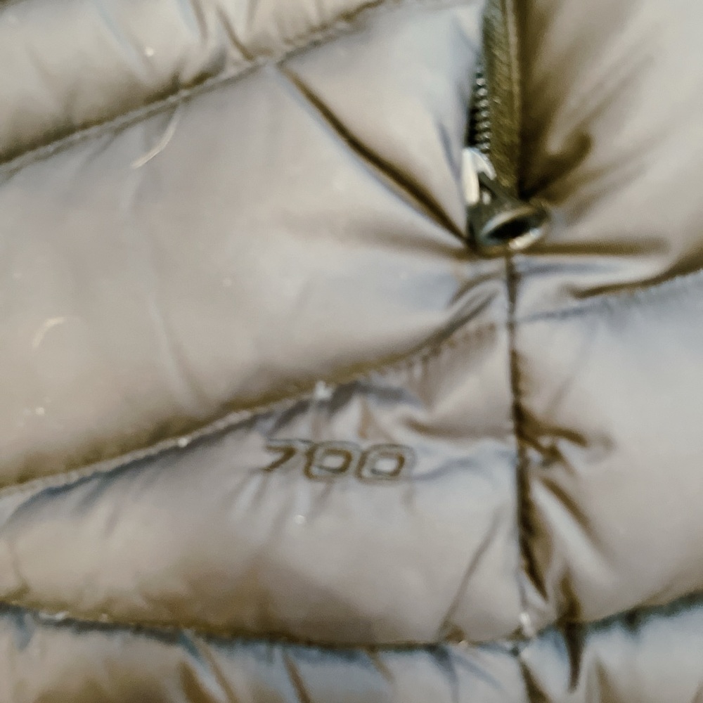 Women's THE NORTH FACE 700 SPORTS Slim DOWN QUILT PUFFER BLACK VEST Jacket S - Picture 6 of 6